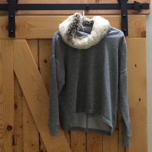 Cozy gray Aerie Sweater